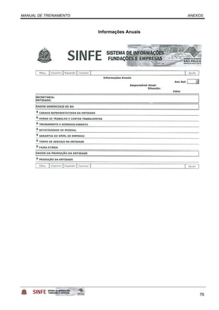 Sinfe Manual do Usuario