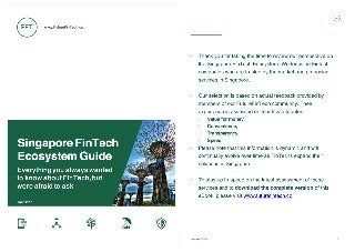 Singapore FinTech Ecosystem Guide