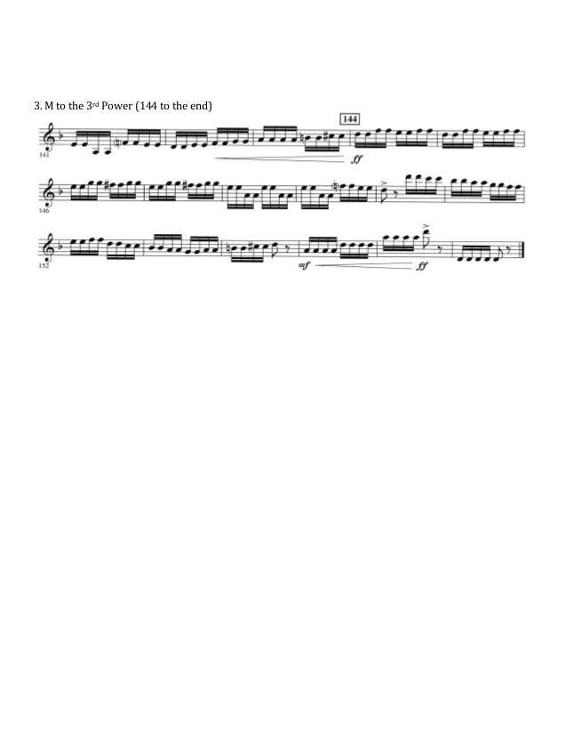 Sinfonia violin 1 excerpt