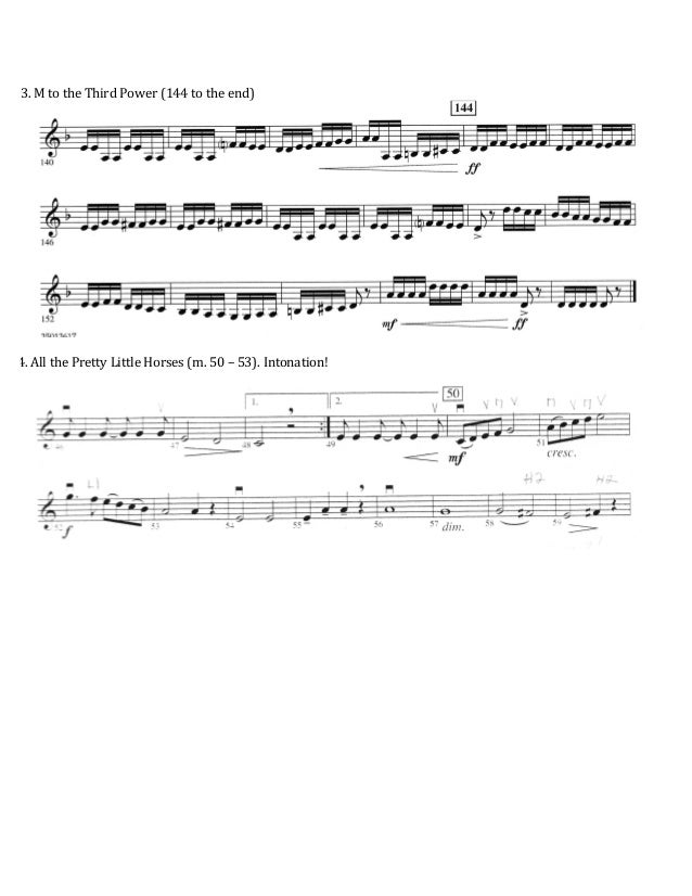 Sinfonia violin 2 excerpt