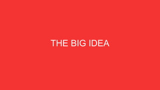 THE BIG IDEA
 