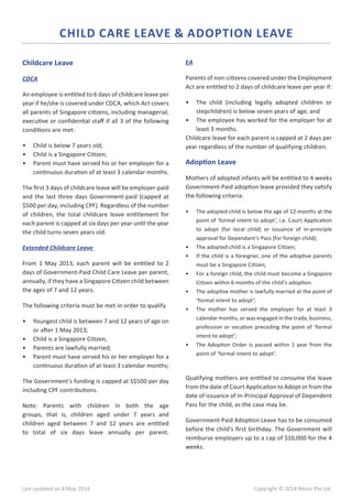 Singapore Employment Act Guide | PDF