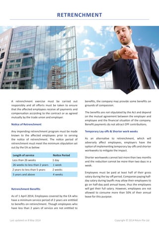 Singapore Employment Act Guide | PDF