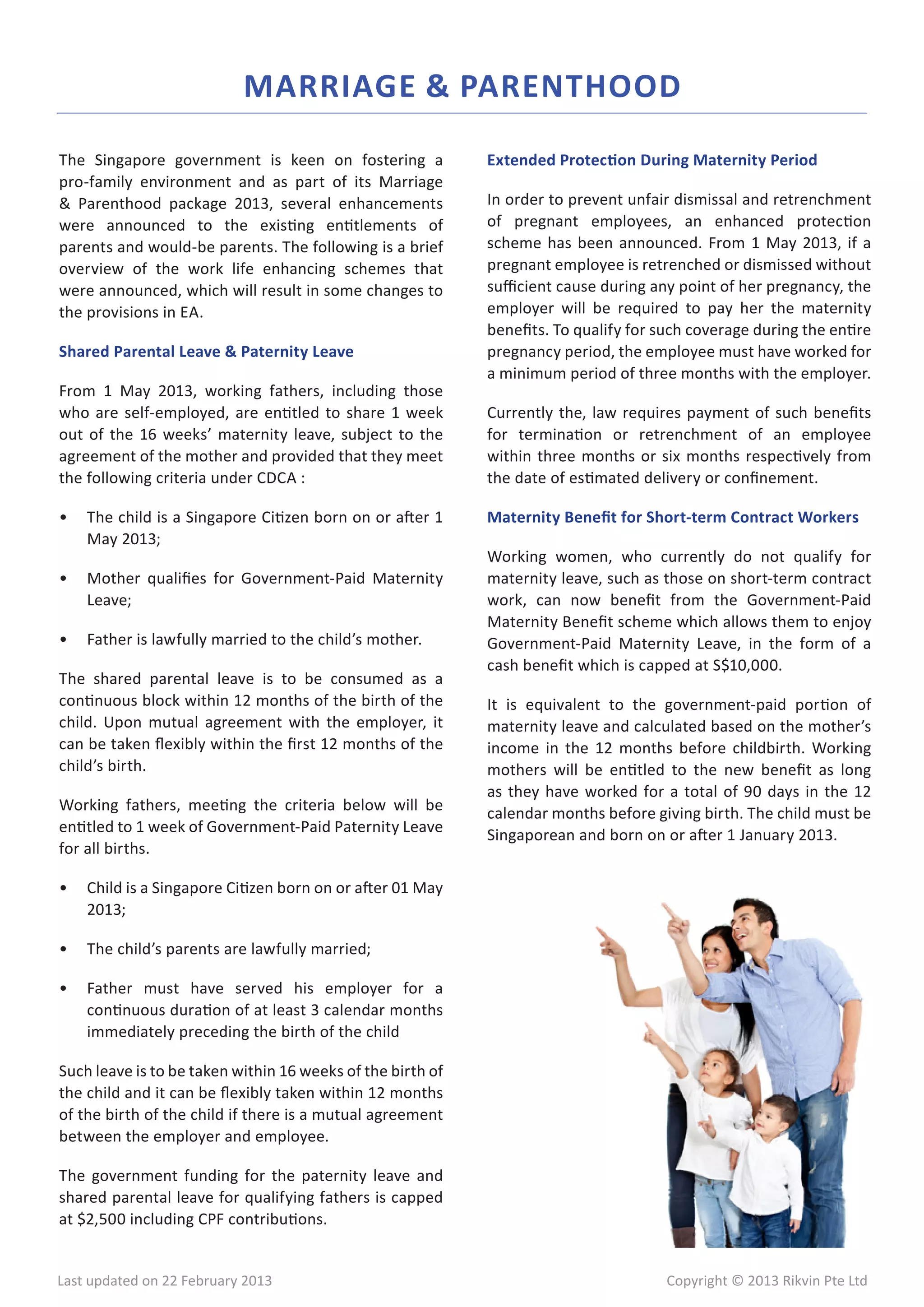Singapore Employment Act 2013 | PDF