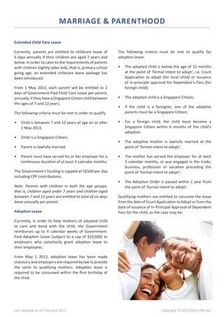 Singapore Employment Act 2013 | PDF