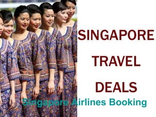 Singapore Airlines Booking 