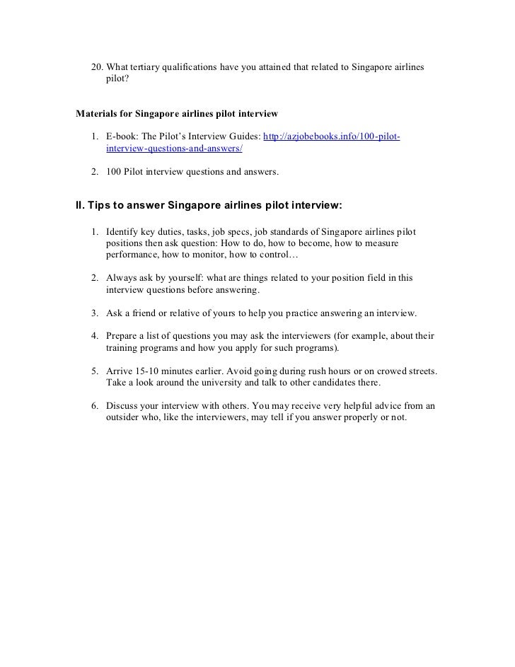 United airlines pilot interview prep