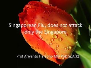 Singaporean Flu, does not attack
only the Singapore

Prof Ariyanto Harsono MD PhD SpA(K)

 
