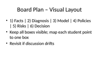 Discussion Plan Layout Model Singapore_Case_Detailed_Discussion .pptx
