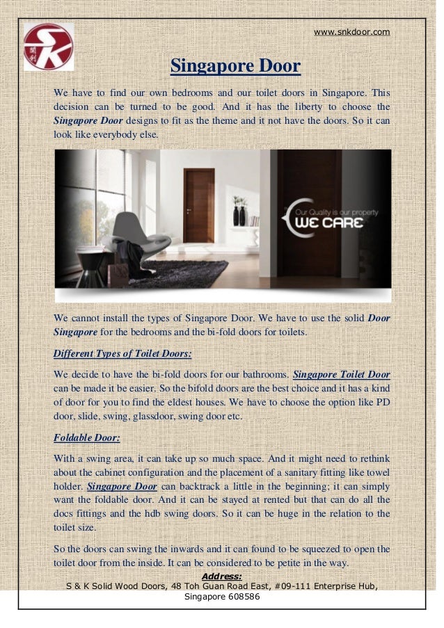 Buy Singapore Door Online