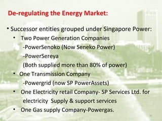 Sp Powergrid Singapore Energy Scenerio | PPT
