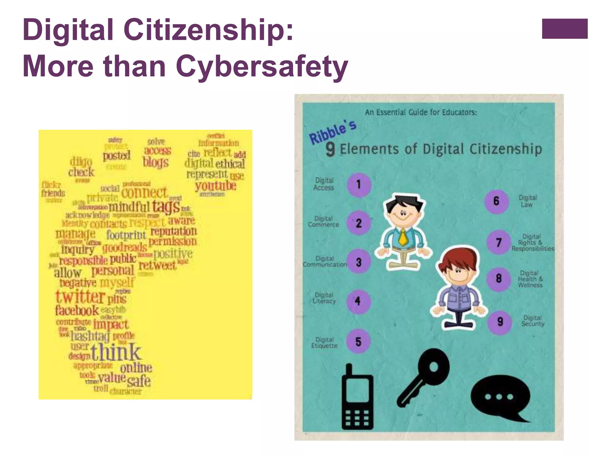 Digital Citizenship:
More than Cybersafety