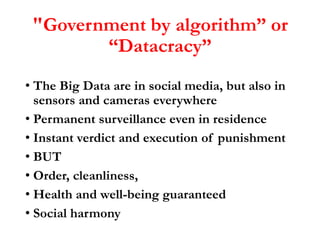 Singapore - Future of surveillance and transparency? Slide 13