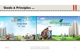 5/6/2015
Aliaa M. Shamallakh | IUG | Faculty of
Engineering | Architecture Department
32
Goals & Principles …
 