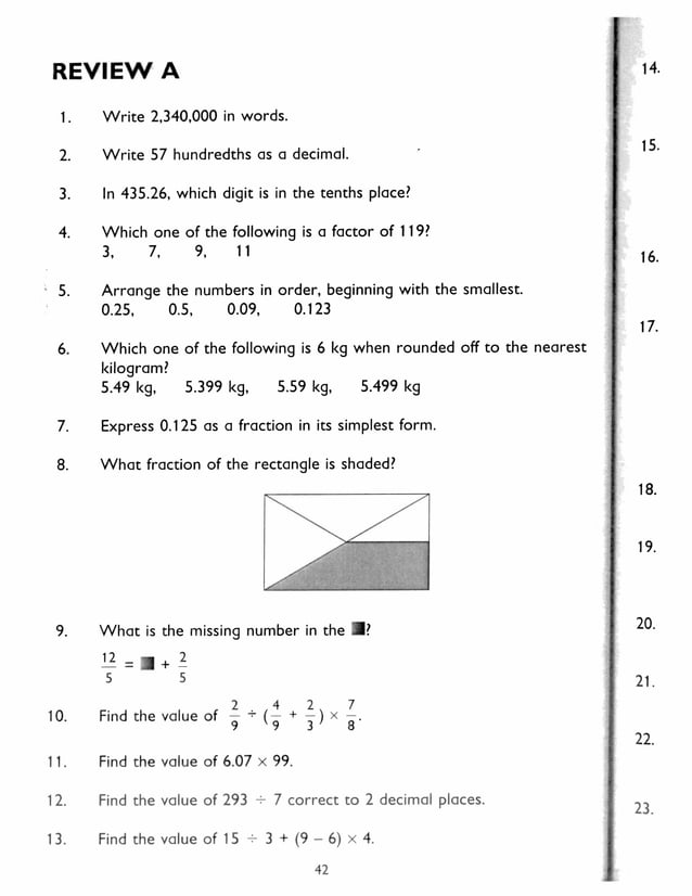 Singapore Math - 6B - Textbook | PDF