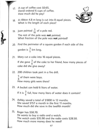 Singapore Math 4B - Textbook