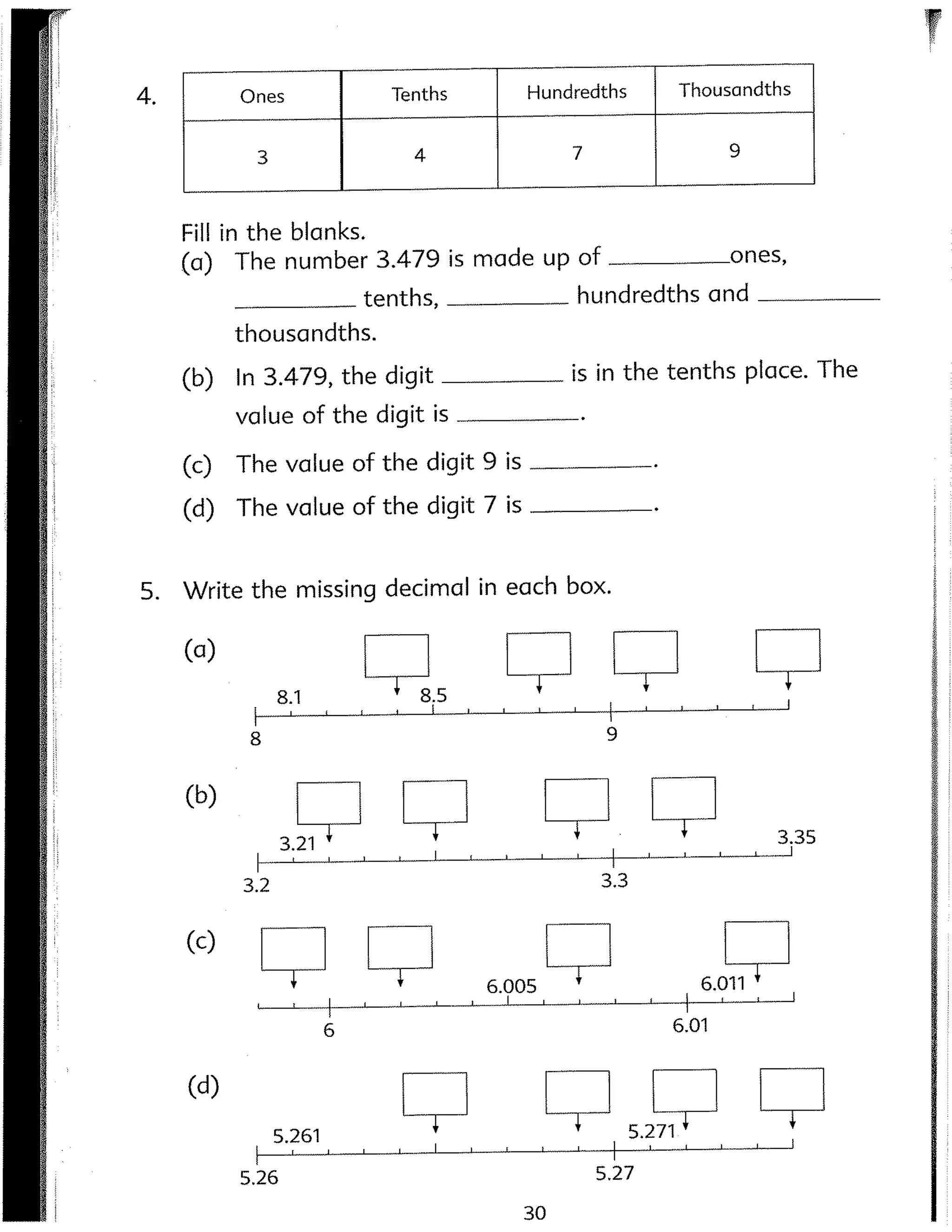Singapore Math - 4B - Workbook