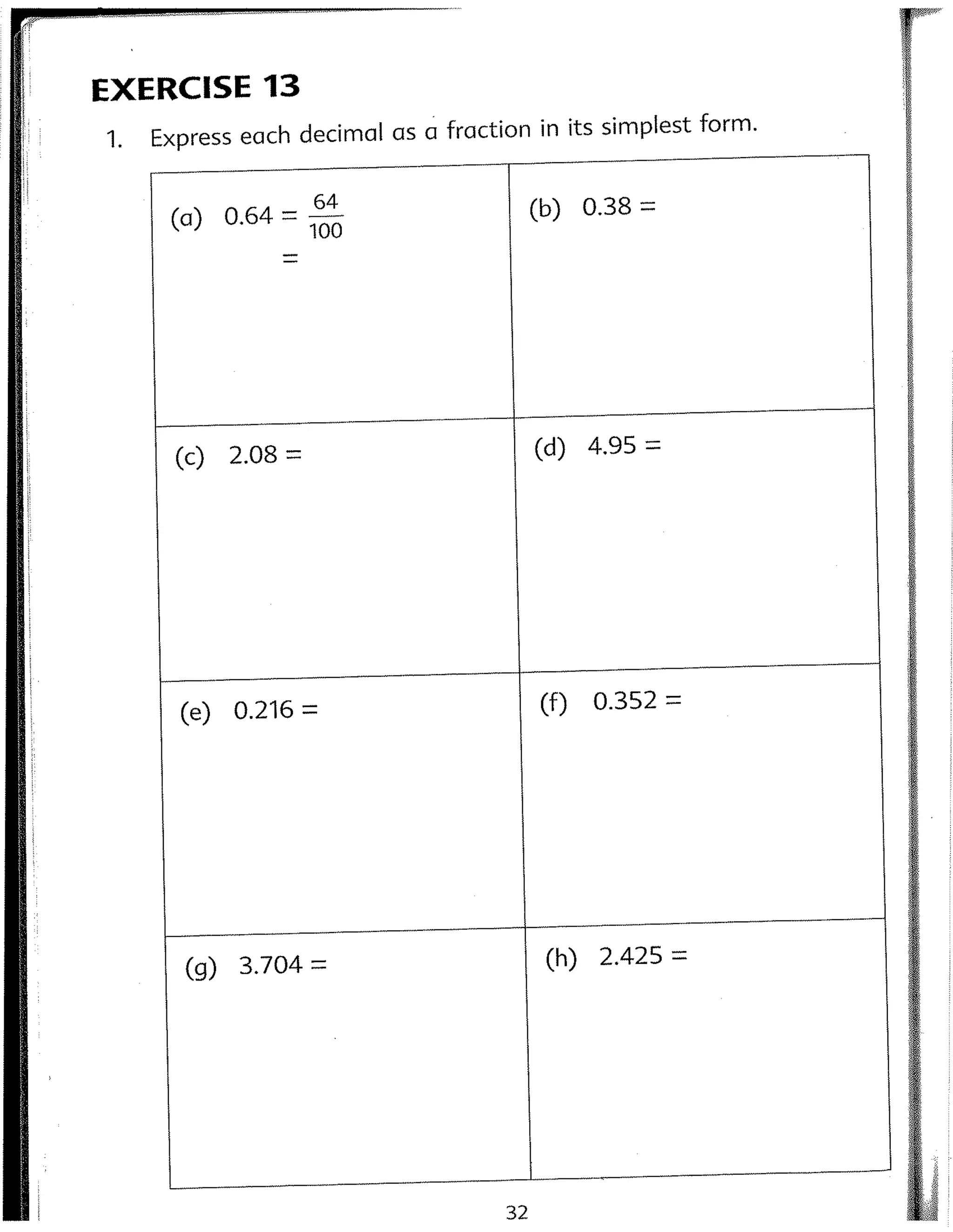 Singapore Math - 4B - Workbook
