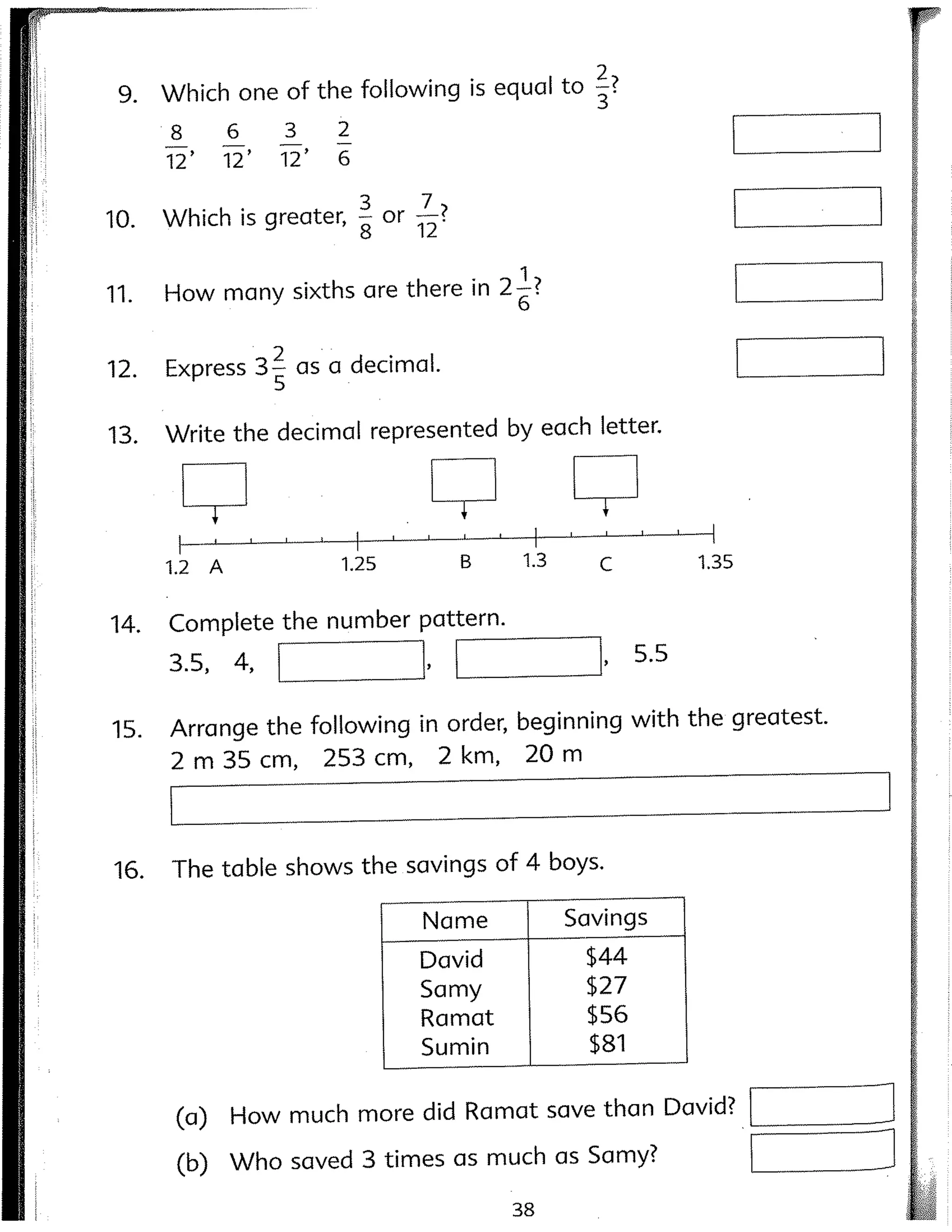 Singapore Math - 4B - Workbook
