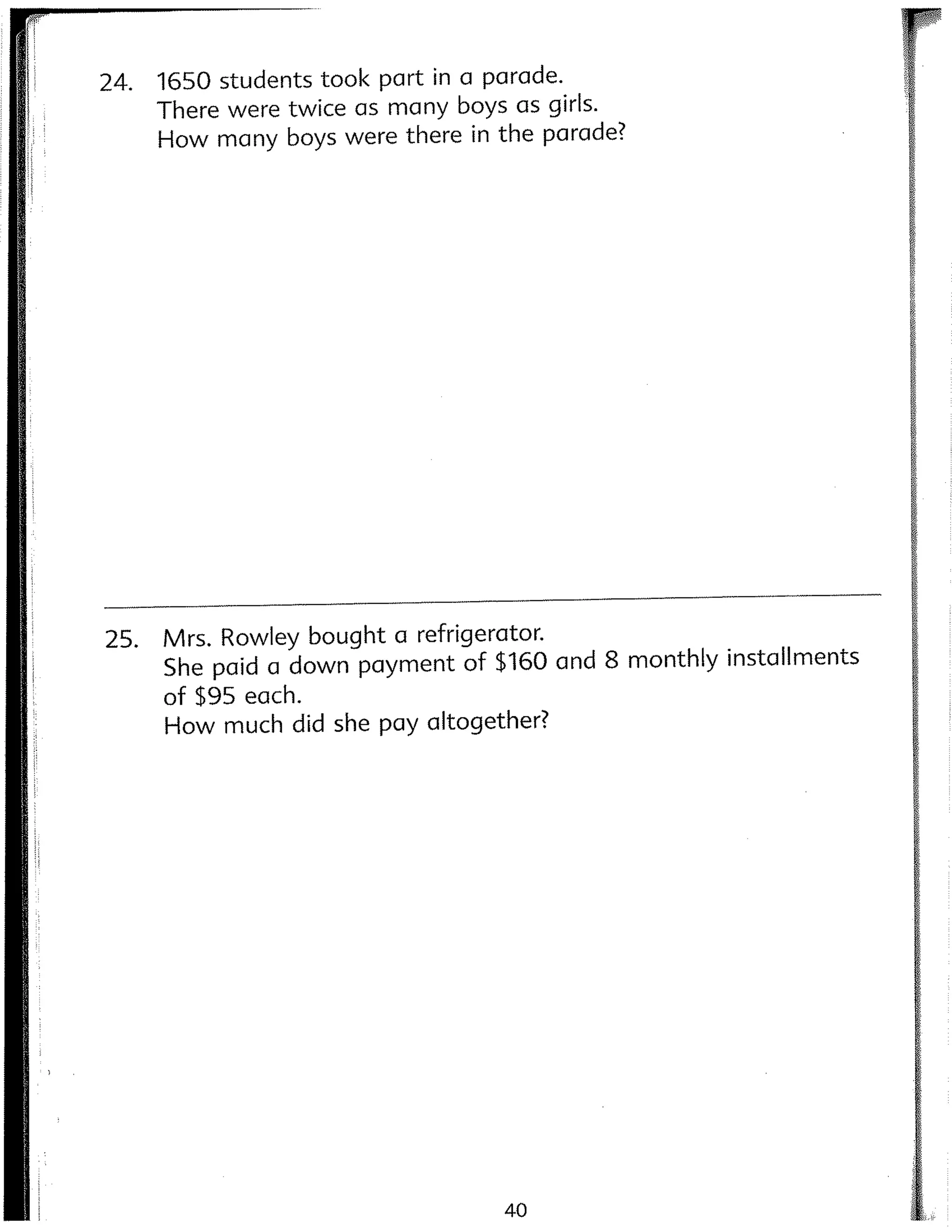 Singapore Math - 4B - Workbook