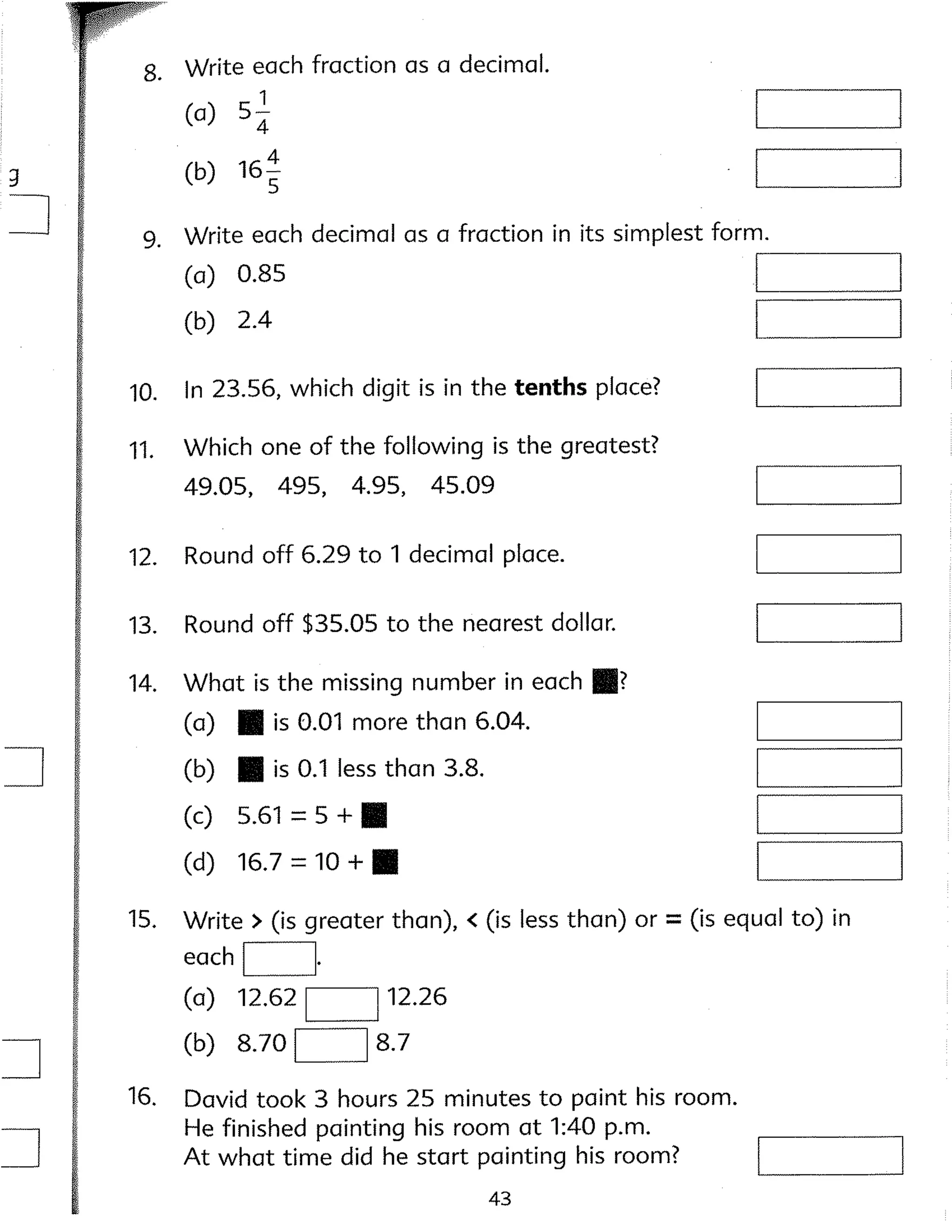 Singapore Math - 4B - Workbook