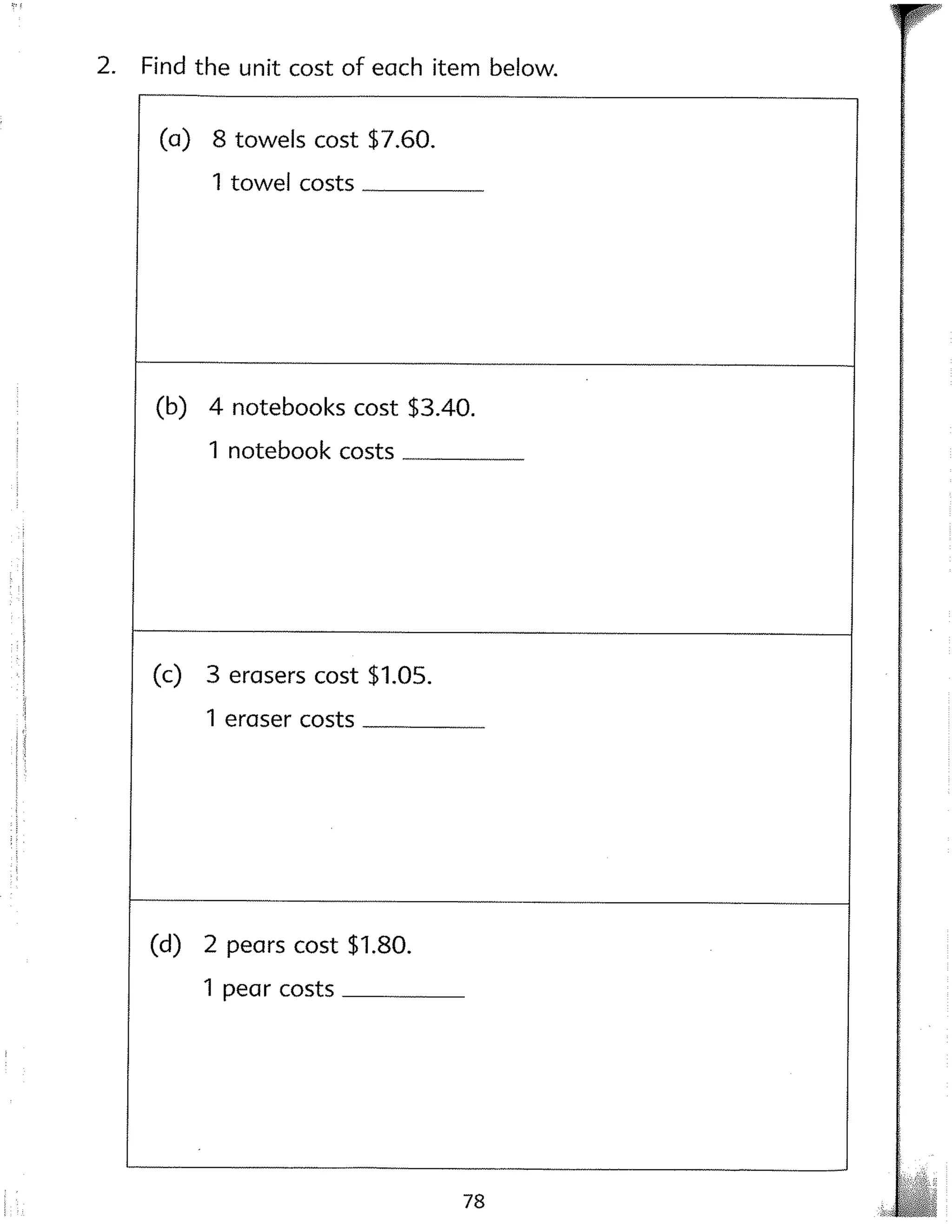 Singapore Math - 4B - Workbook