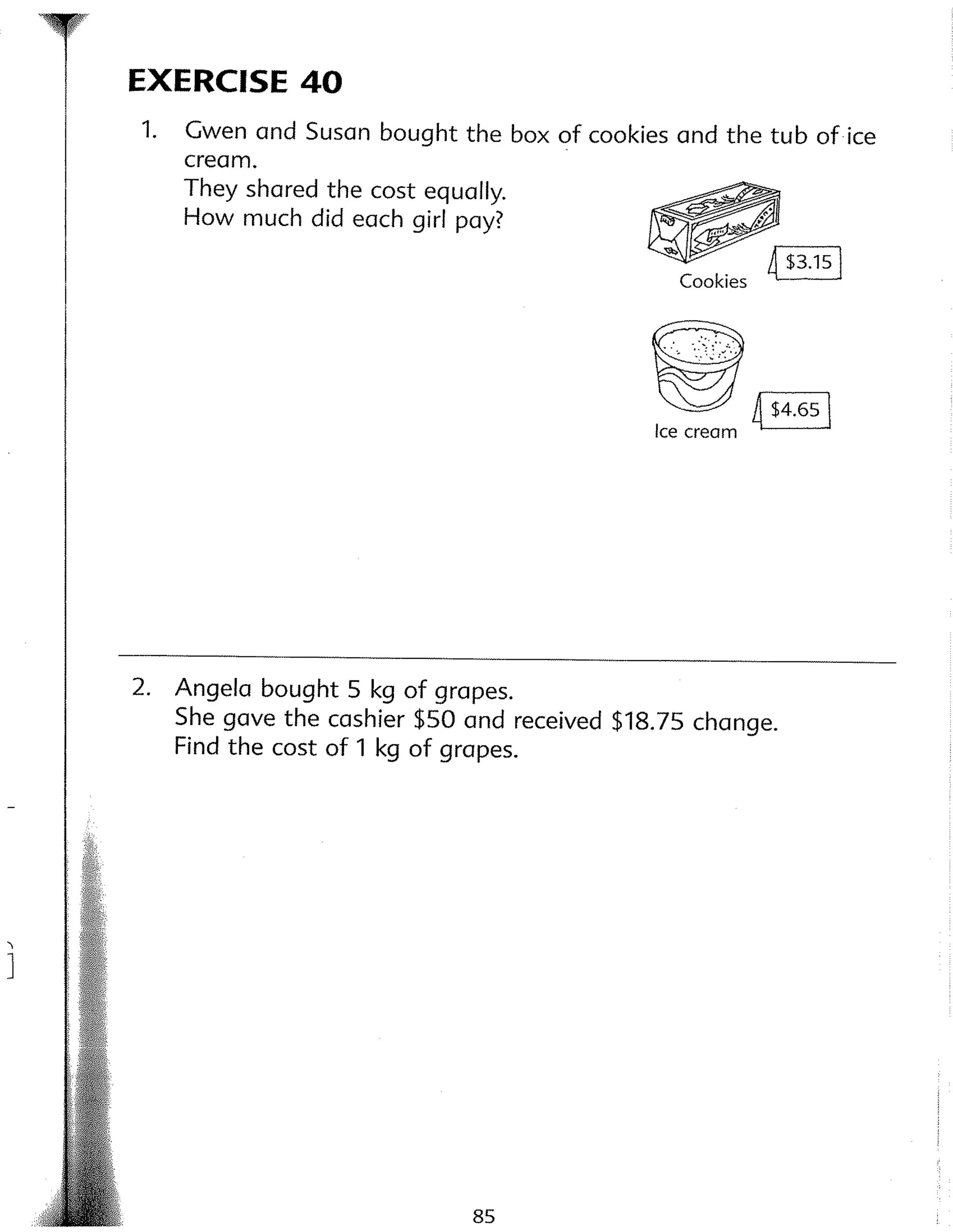 Singapore Math - 4B - Workbook