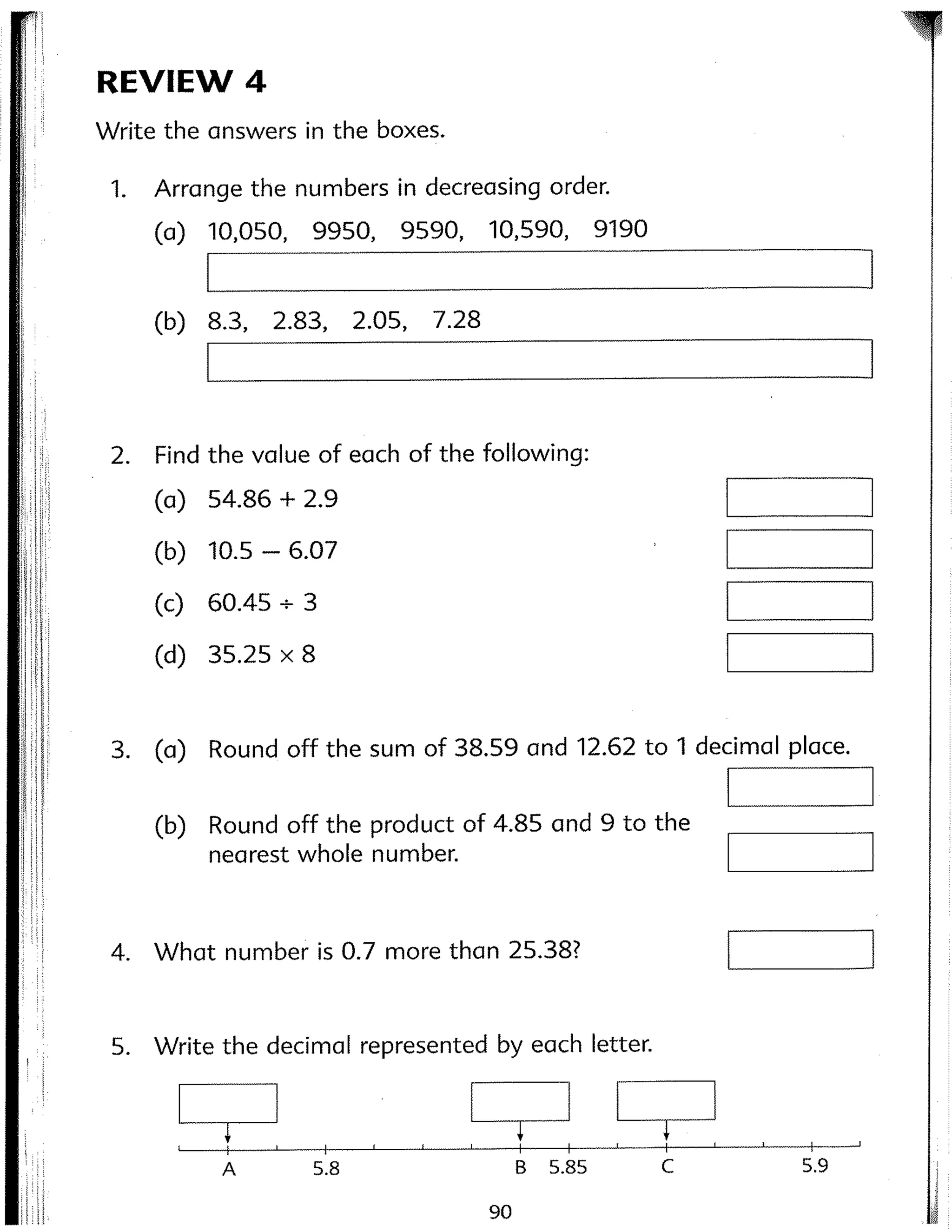 Singapore Math - 4B - Workbook