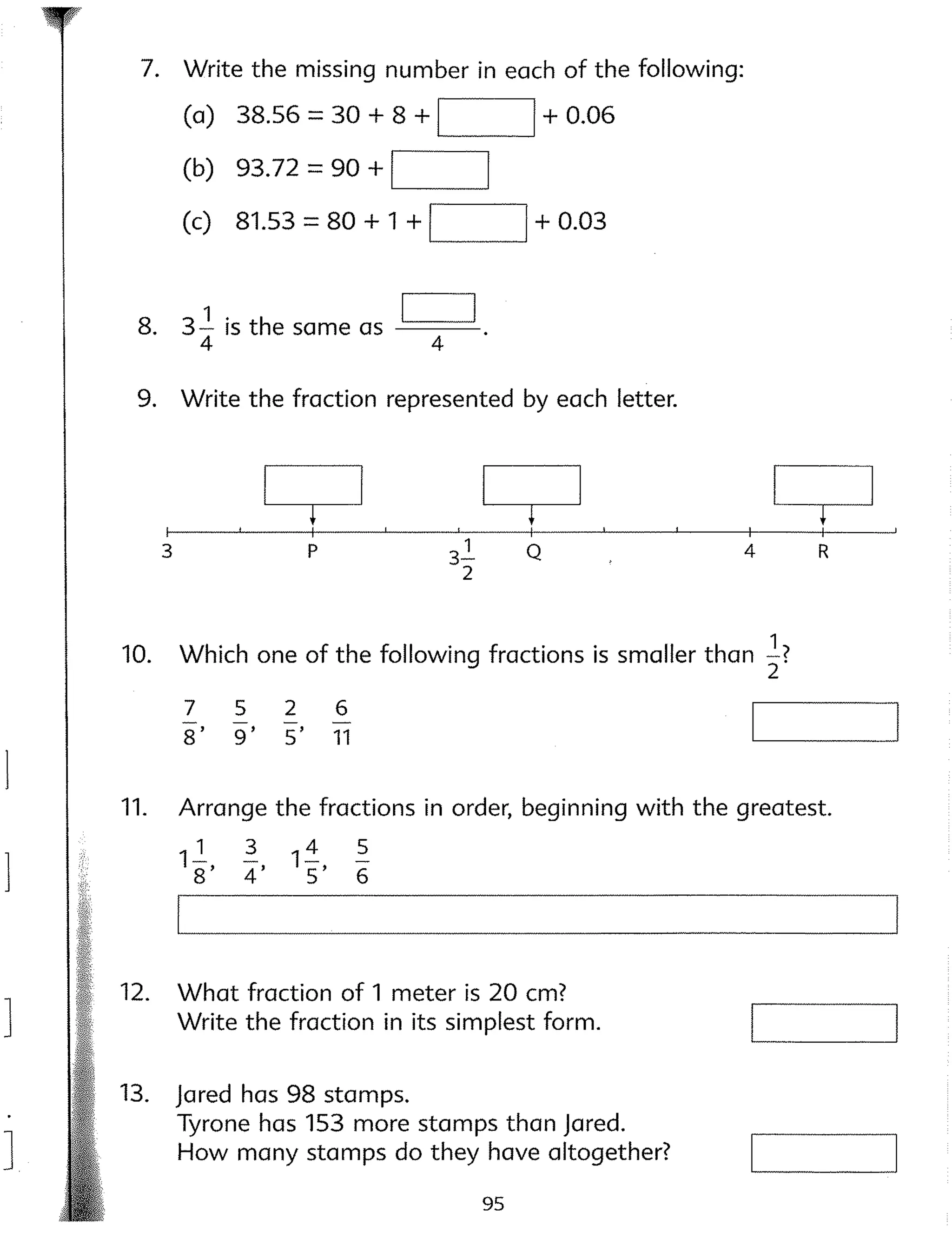 Singapore Math - 4B - Workbook