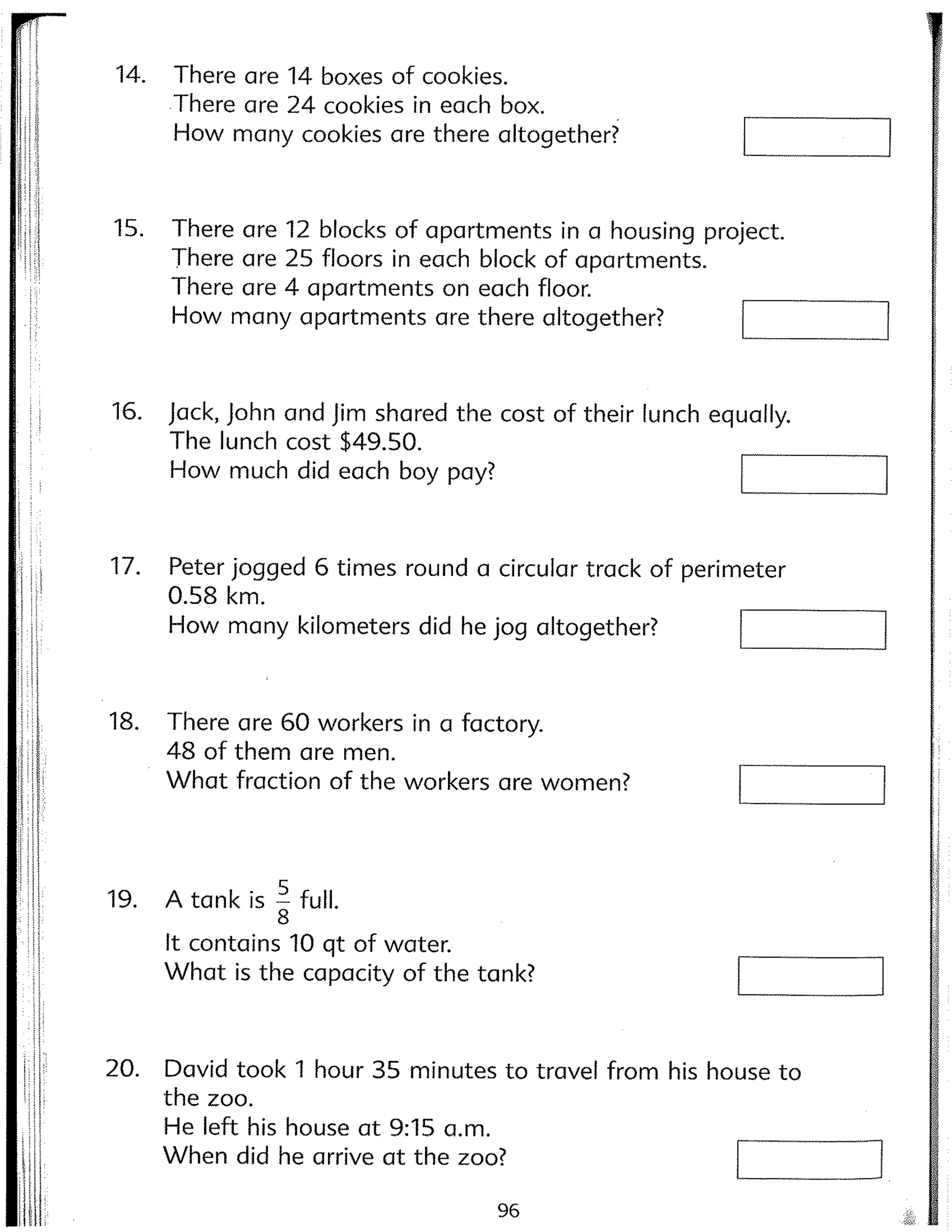 Singapore Math - 4B - Workbook