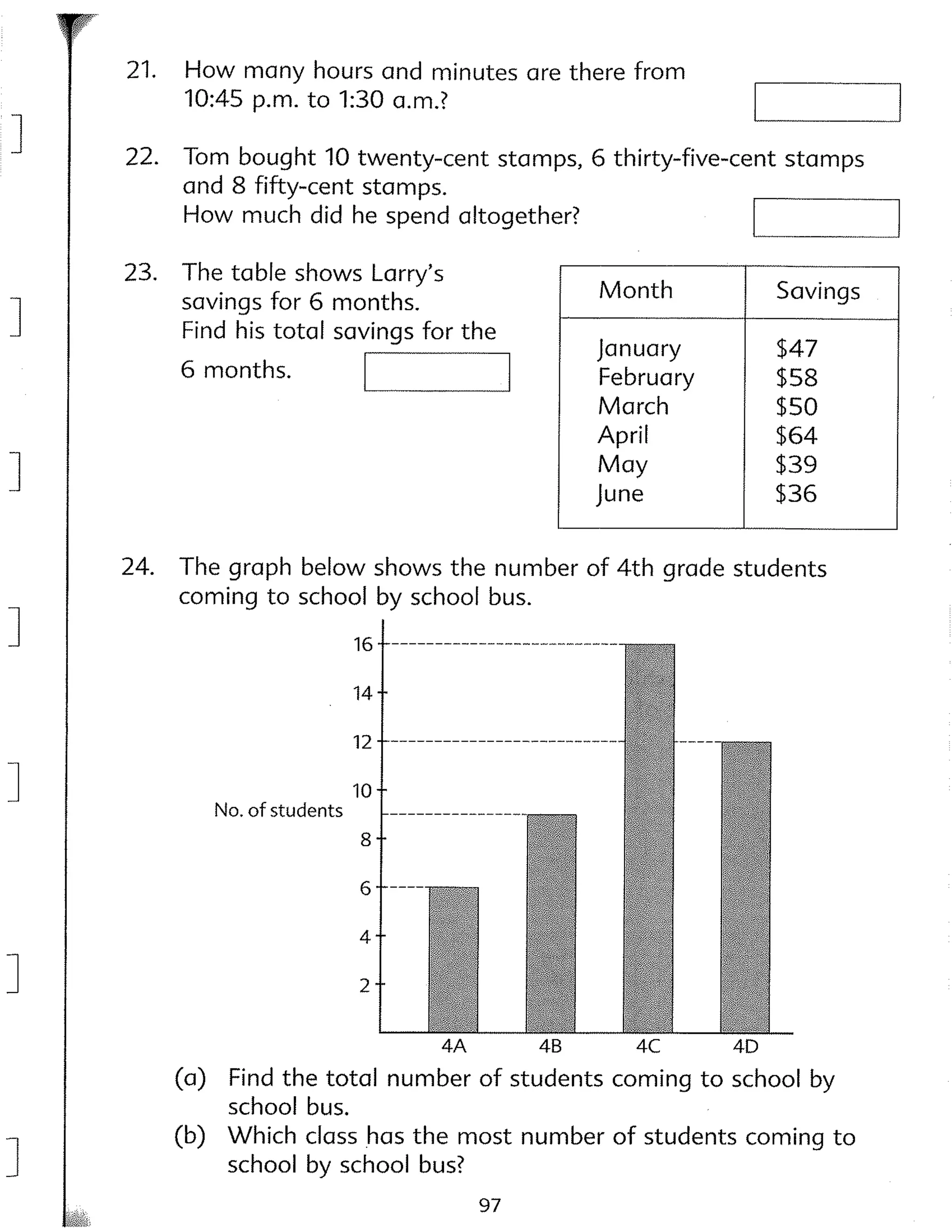 Singapore Math - 4B - Workbook
