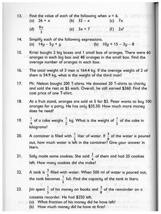Singapore Math - 6A - Textbook