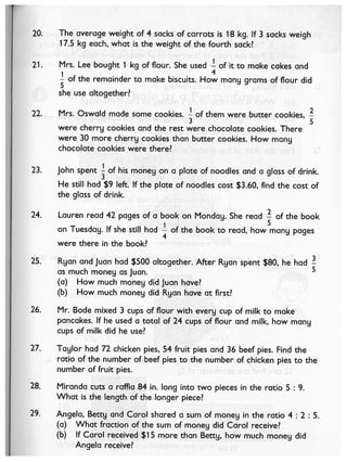 Singapore Math - 6A - Textbook
