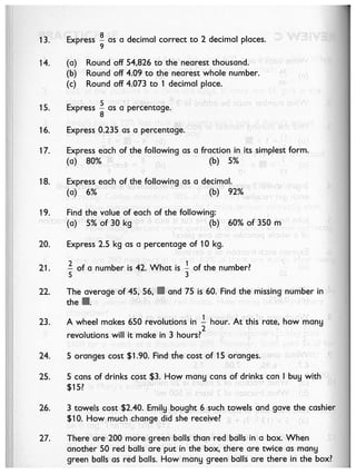Singapore Math - 6A - Textbook