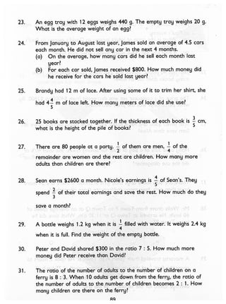 Singapore Math - 6A - Textbook
