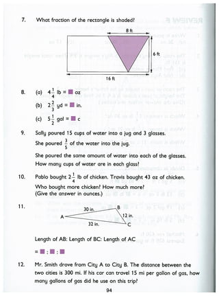 Singapore Math - 6A - Textbook