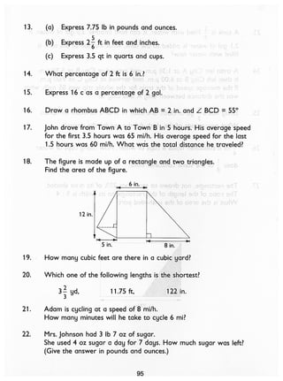 Singapore Math - 6A - Textbook