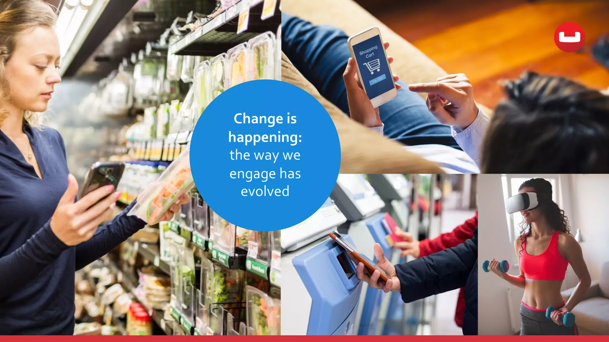 Change is
happening:
the way we
engage has
evolved
 