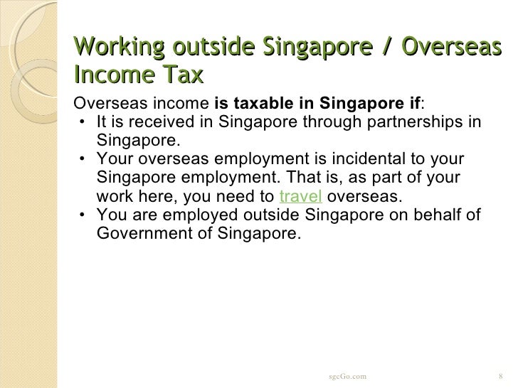 Is forex profit taxable in singapore