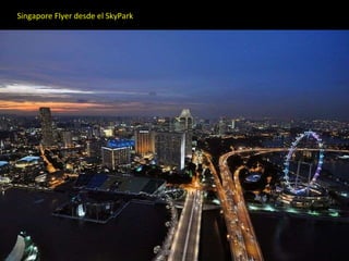 Singapore Flyer desde el SkyPark 