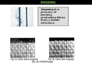 SINGEING
 