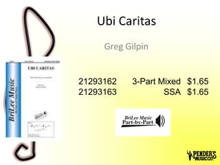 What You Gonna Call Your Pretty Little Baby arr. Greg Gilpin