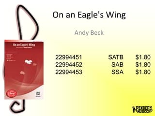 Baby (Medley of Justin Bieber Hits) arr. Andy Beck 
