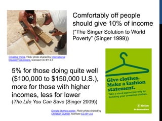 Peter Singer on Global Poverty | PPTX