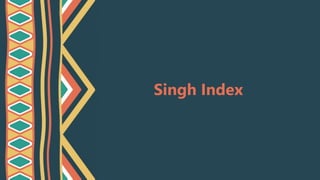 Singh Index
 
