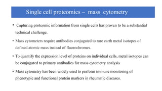 Single-cell technologies — studying rheumatic diseases one cell.pptx
