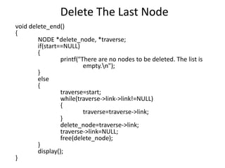Single linked list | PPT
