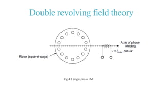 Revolving Field Operation single-phase induction motors type & operational variations | PPTX