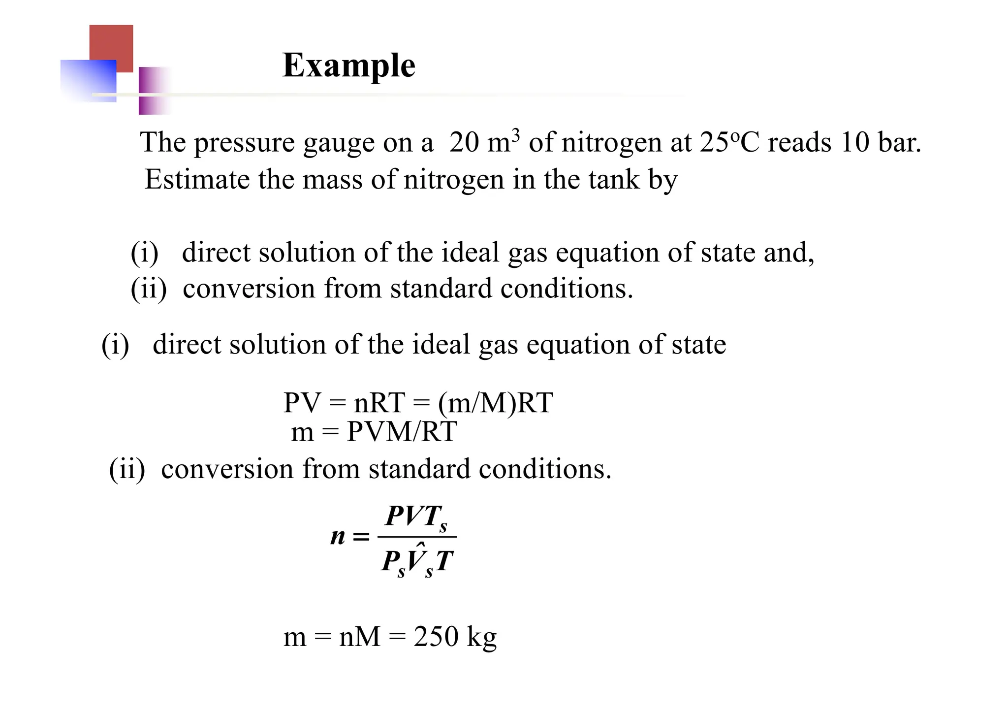 Mass balance: Single-phase System (ideal gas and real gases) | PDF