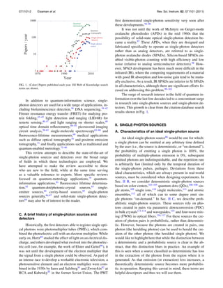 Single photon sources and detectors | PDF